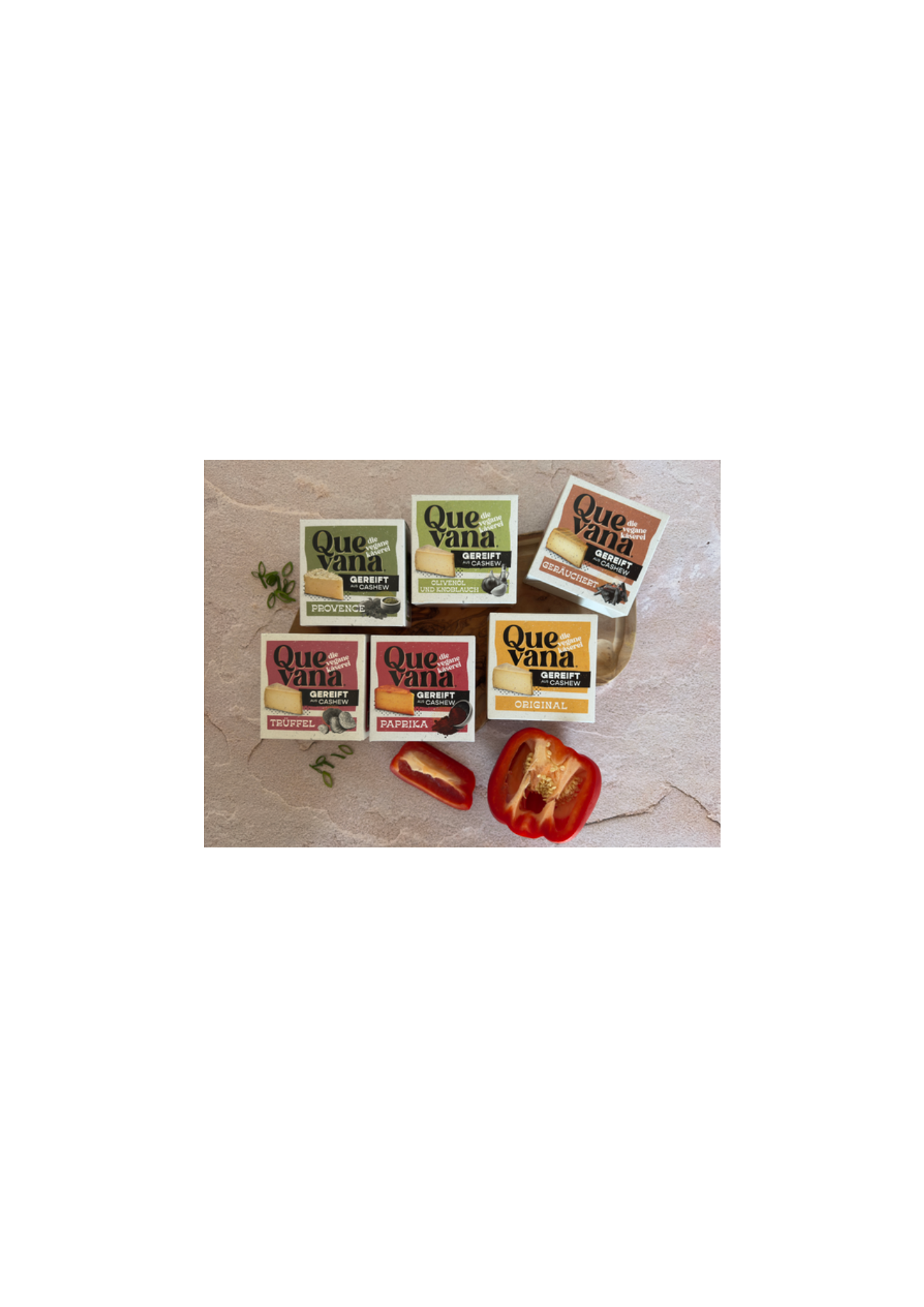 Cashew Käse - Probier-Set - 6 verschiedene Sorten