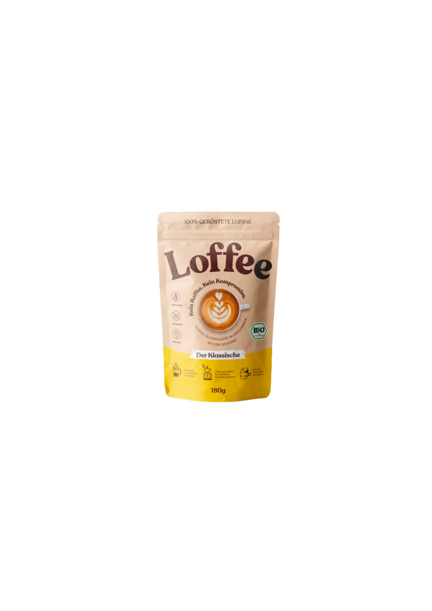 Lupinenkaffee gemahlen - der Klassische
