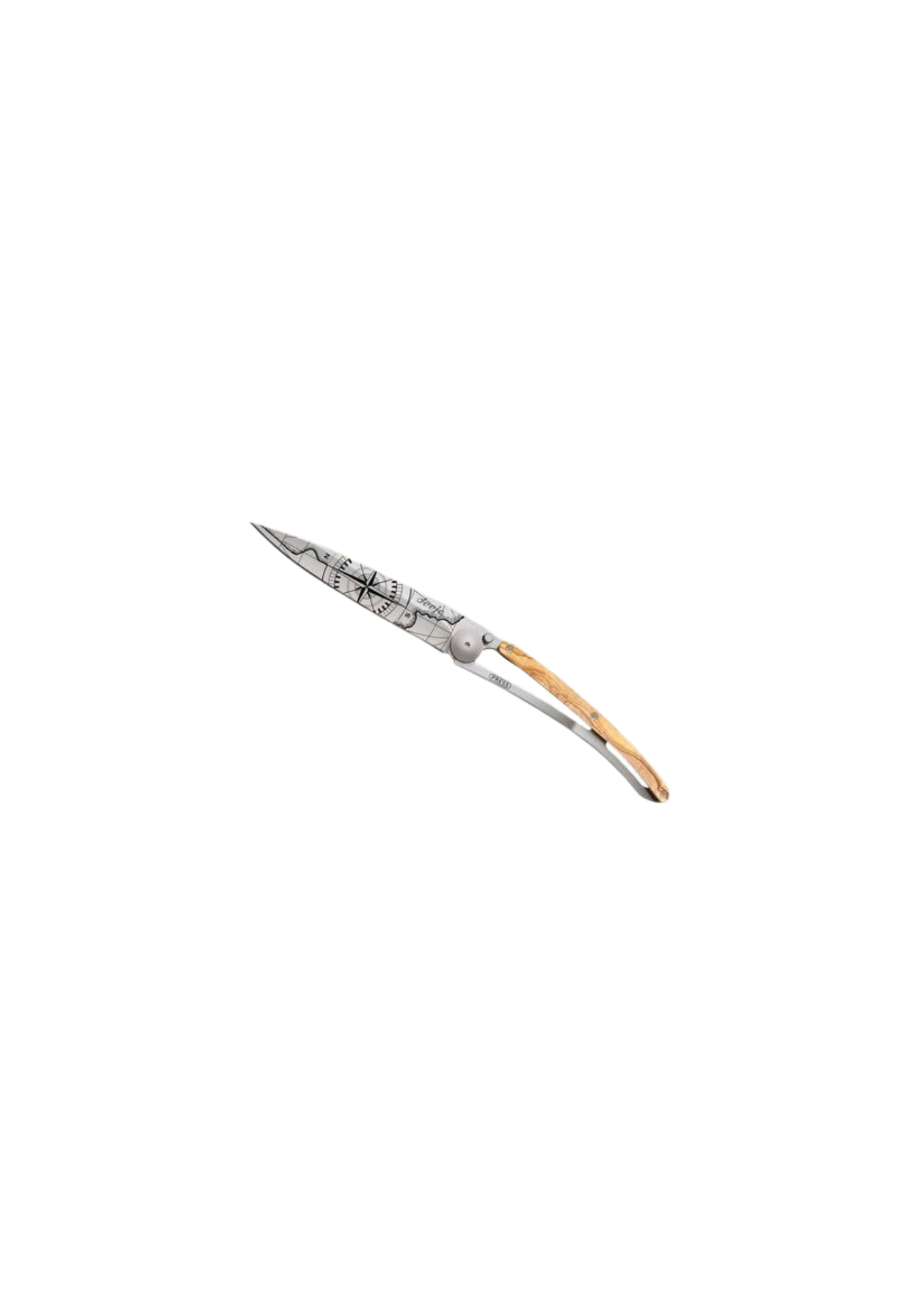 Taschenmesser mit Olivenholzgriff