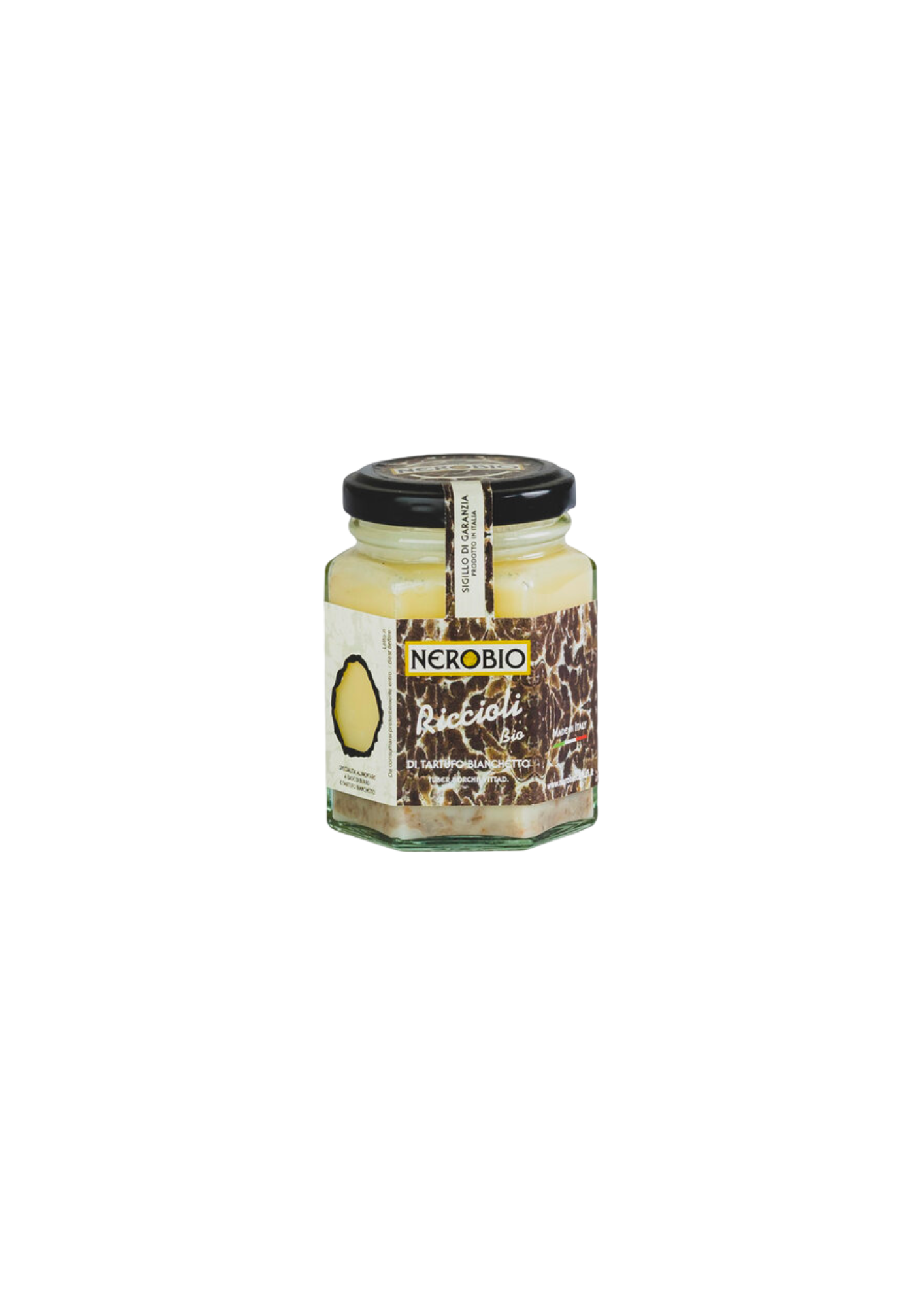 Trüffelbutter mit weißen Trüffelflocken