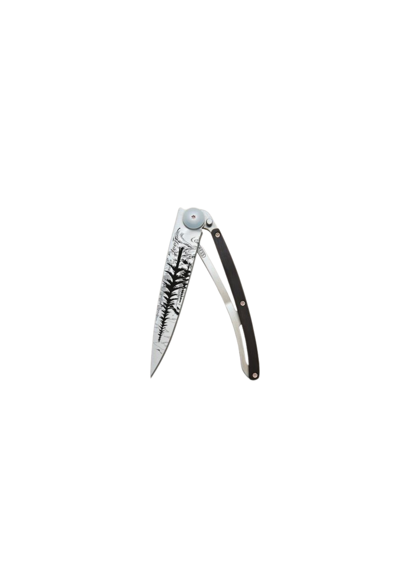 Taschenmesser mit Ebenholzgriff