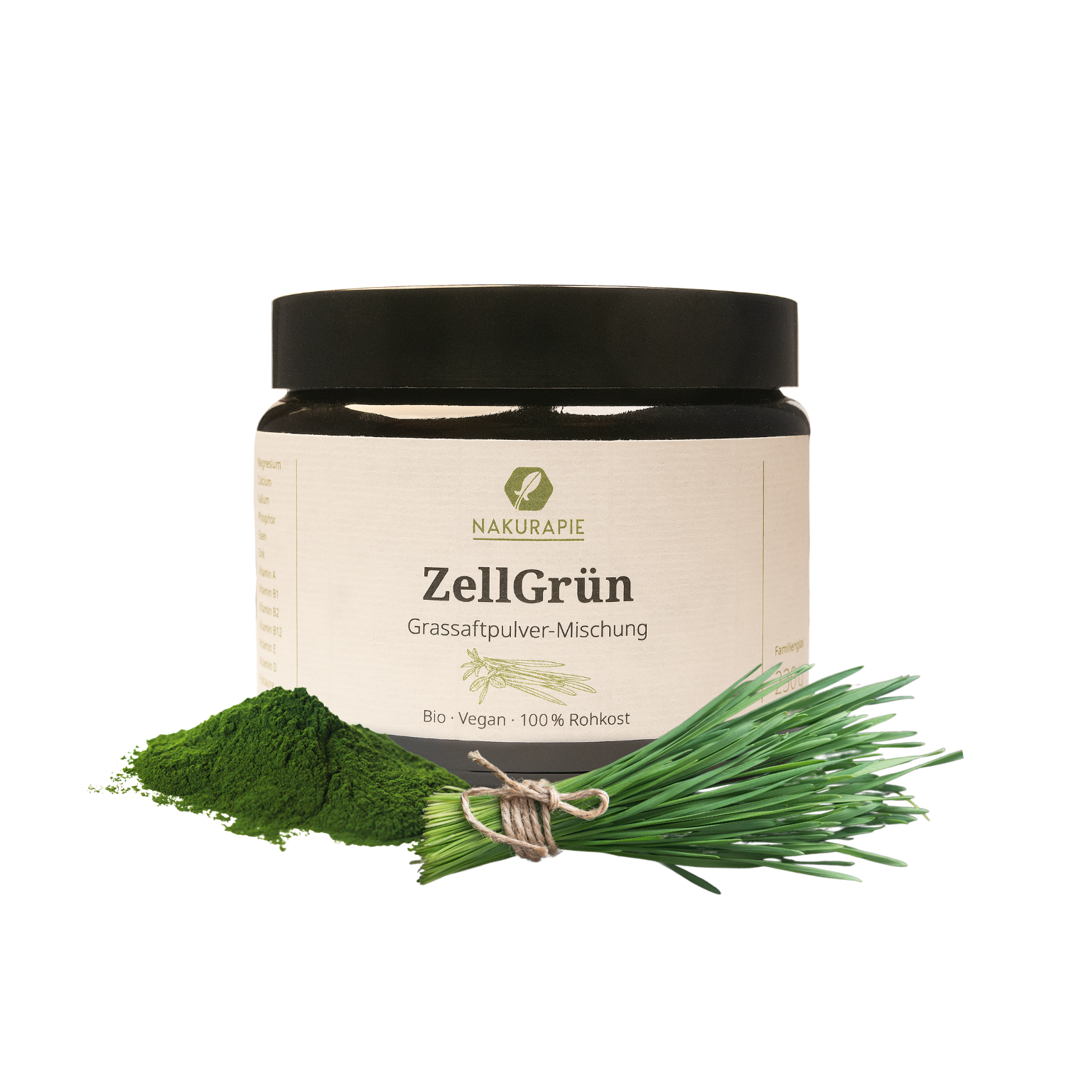 Grassaftpulver-Mischung - ZellGrün