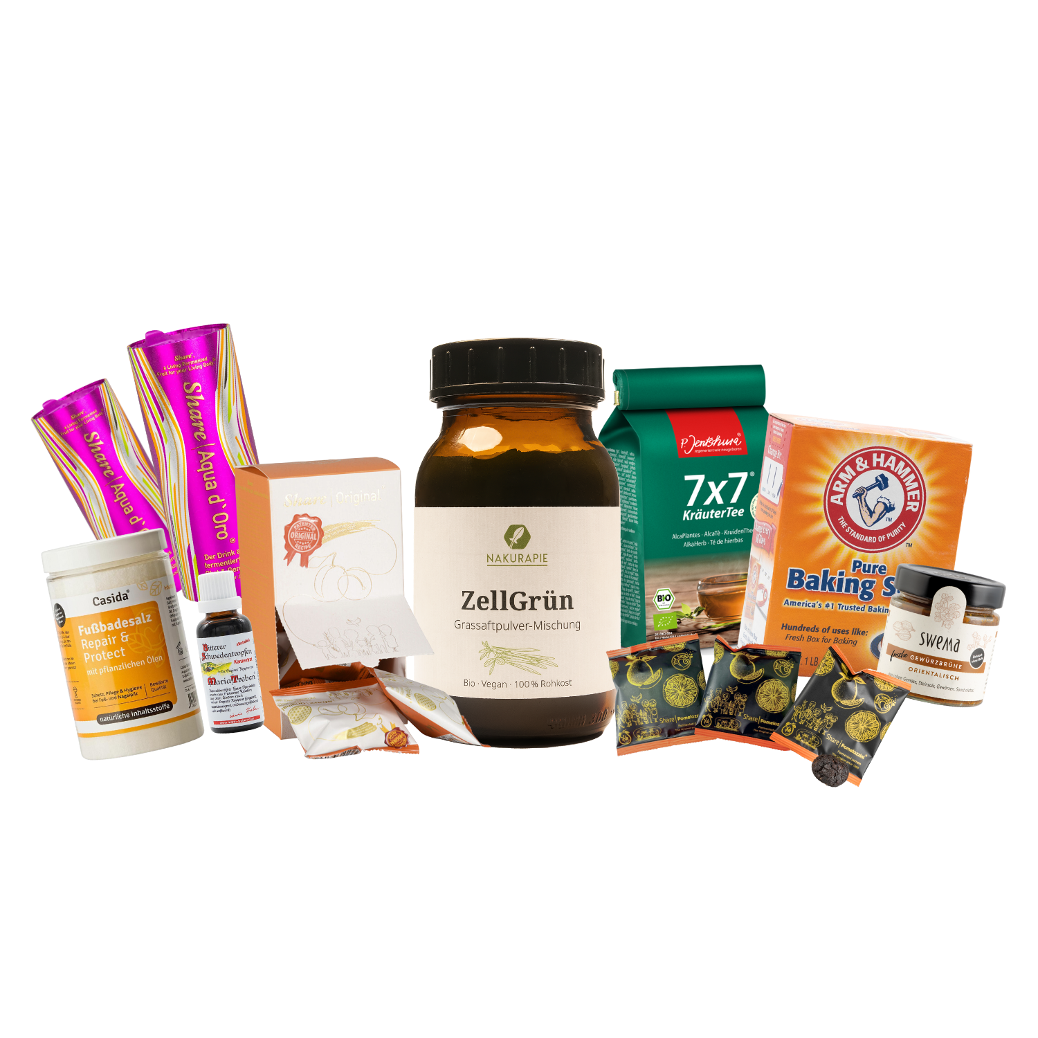 Kokoswasserfasten Equipment-Set