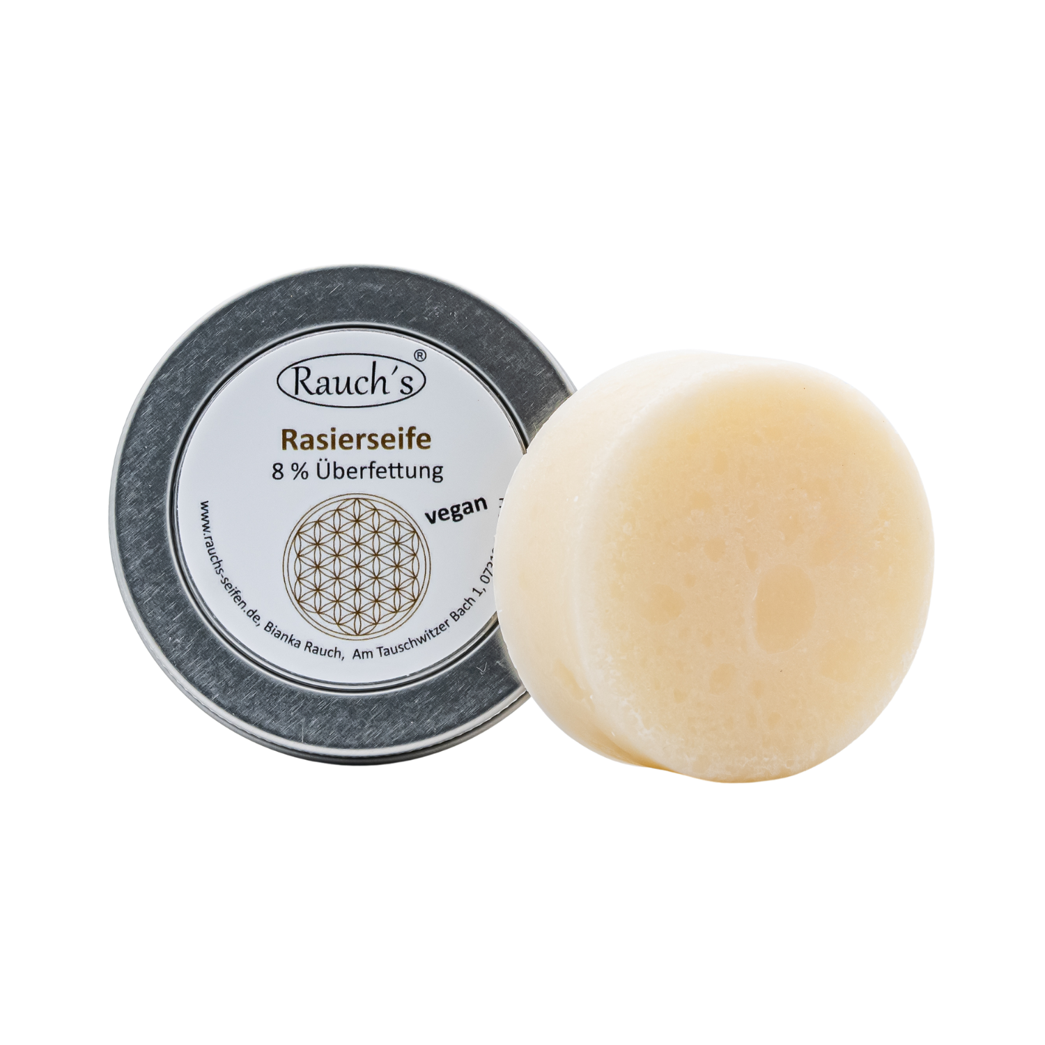 Rasierseife mit Shea Butter Hautbalsam 