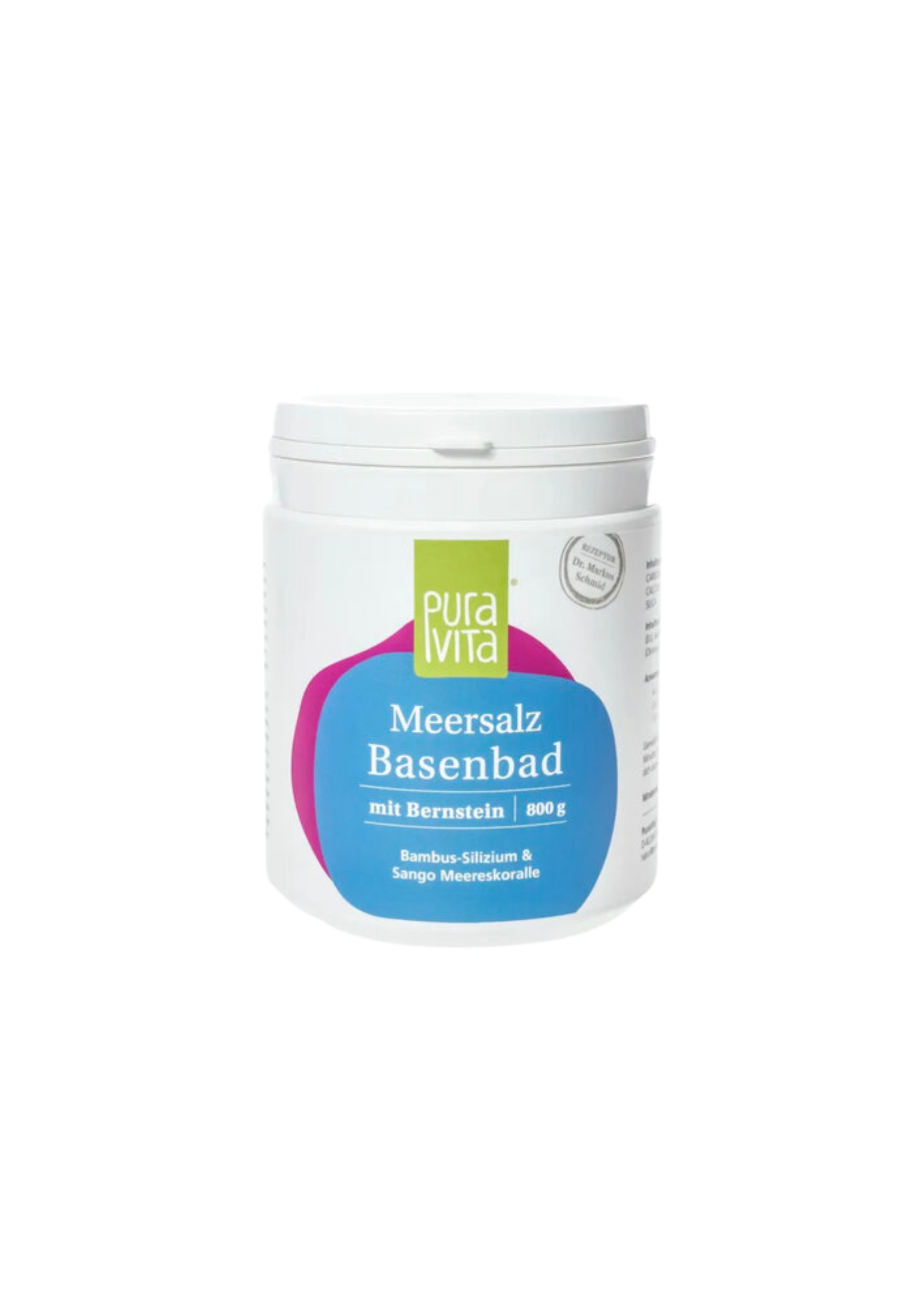 Meersalz Basenbad mit Bernstein