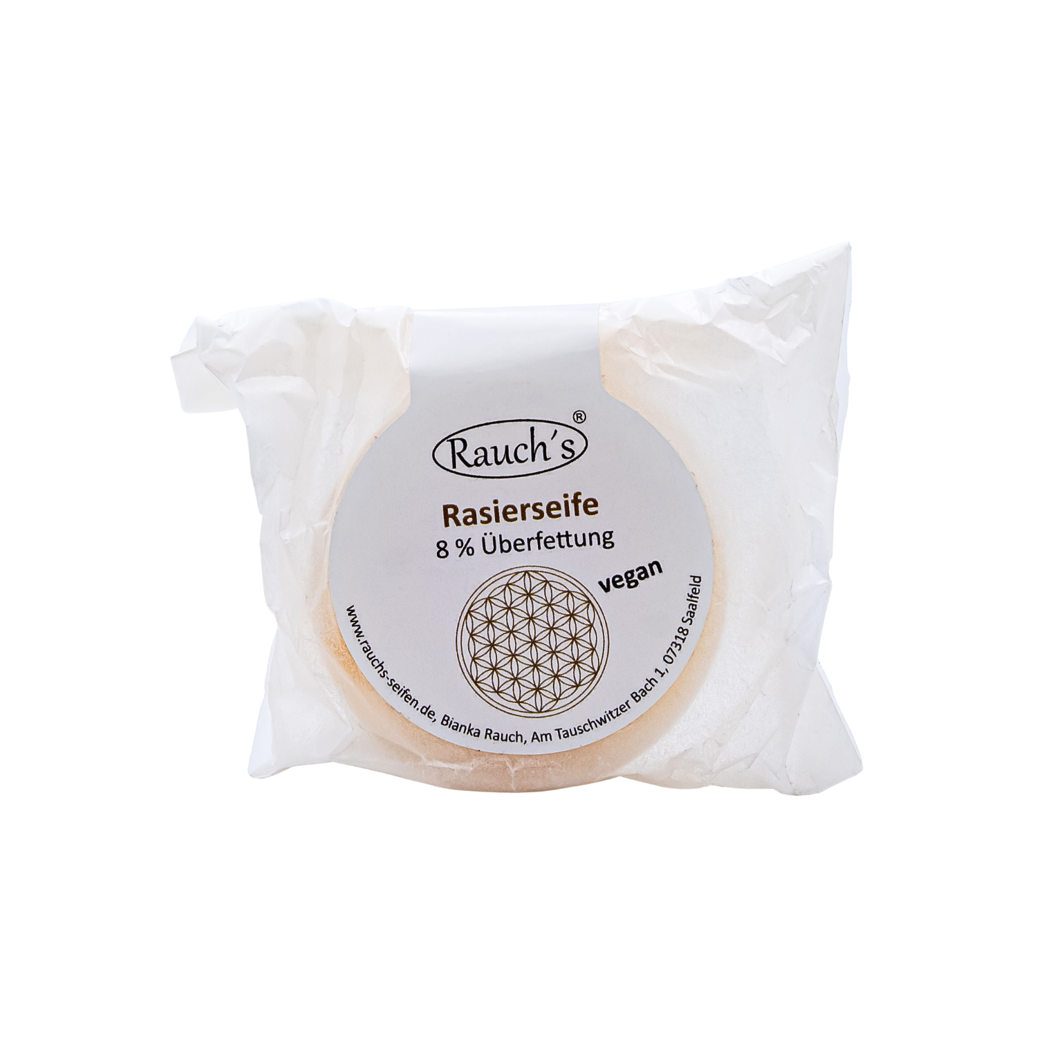 Rasierseife mit Shea Butter Hautbalsam ohne Dose