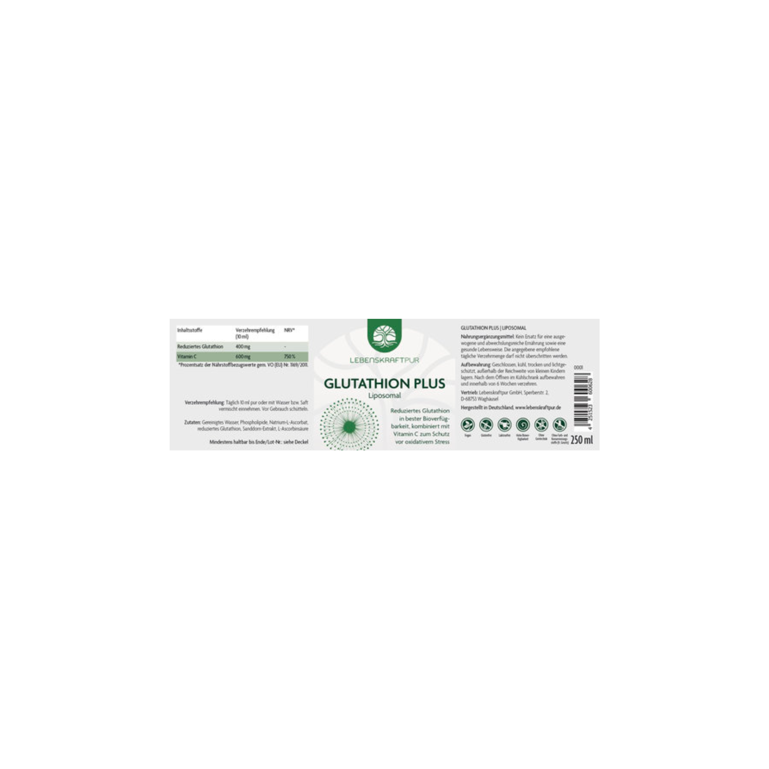 Glutathion Plus Liposomal