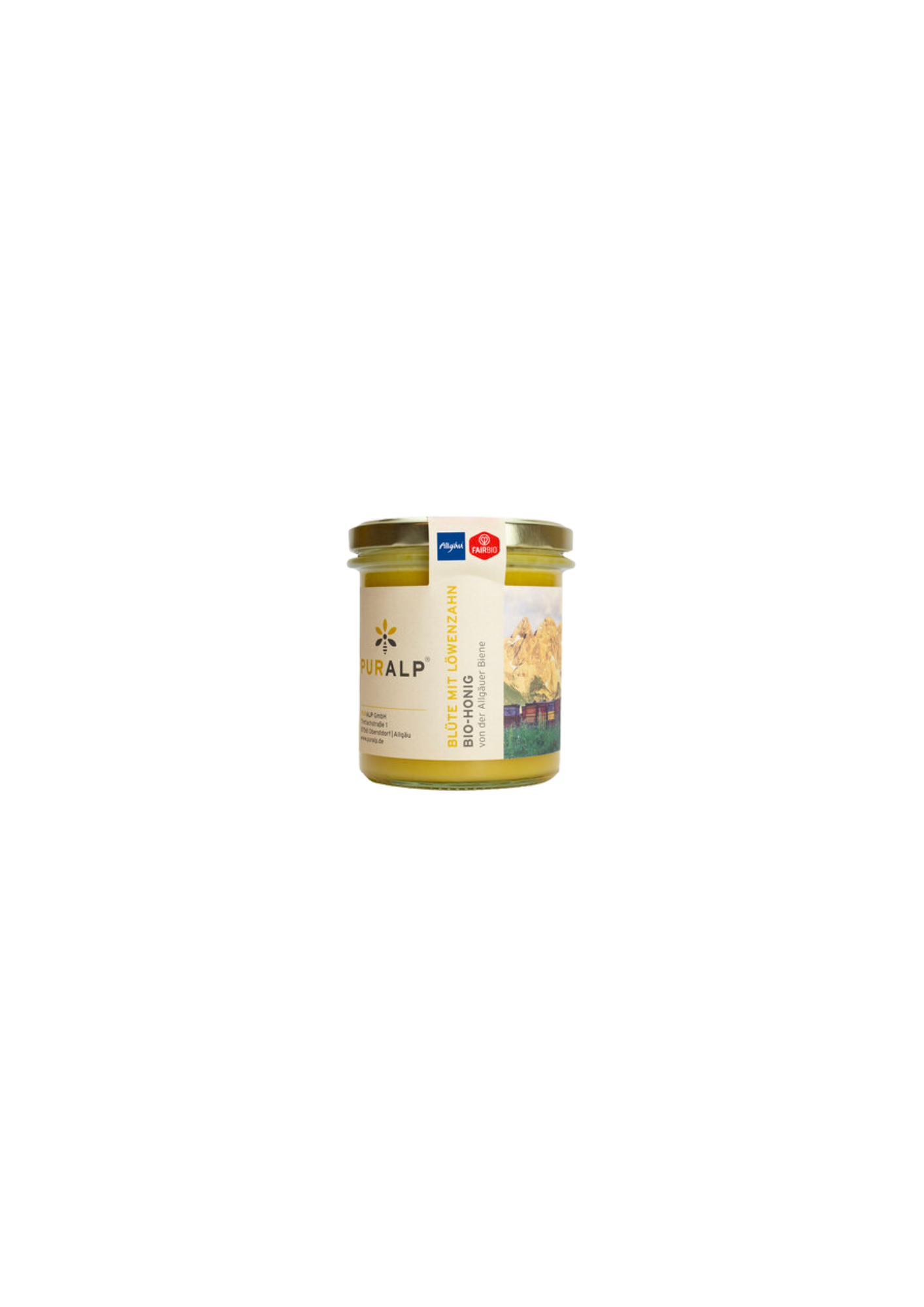 Blüte mit Löwenzahn Bio-Honig