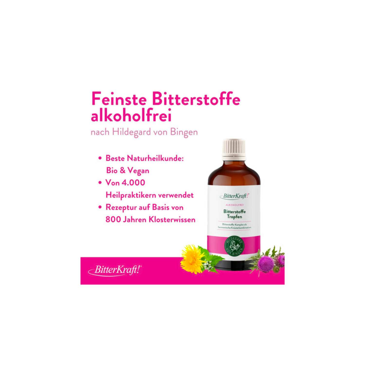 Bitterstoffe - Tropfen Alkoholfrei