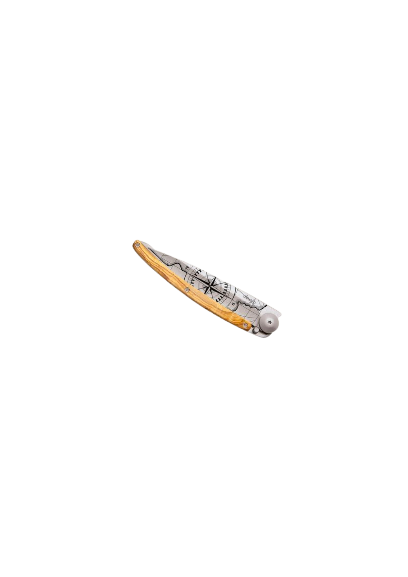 Taschenmesser mit Olivenholzgriff