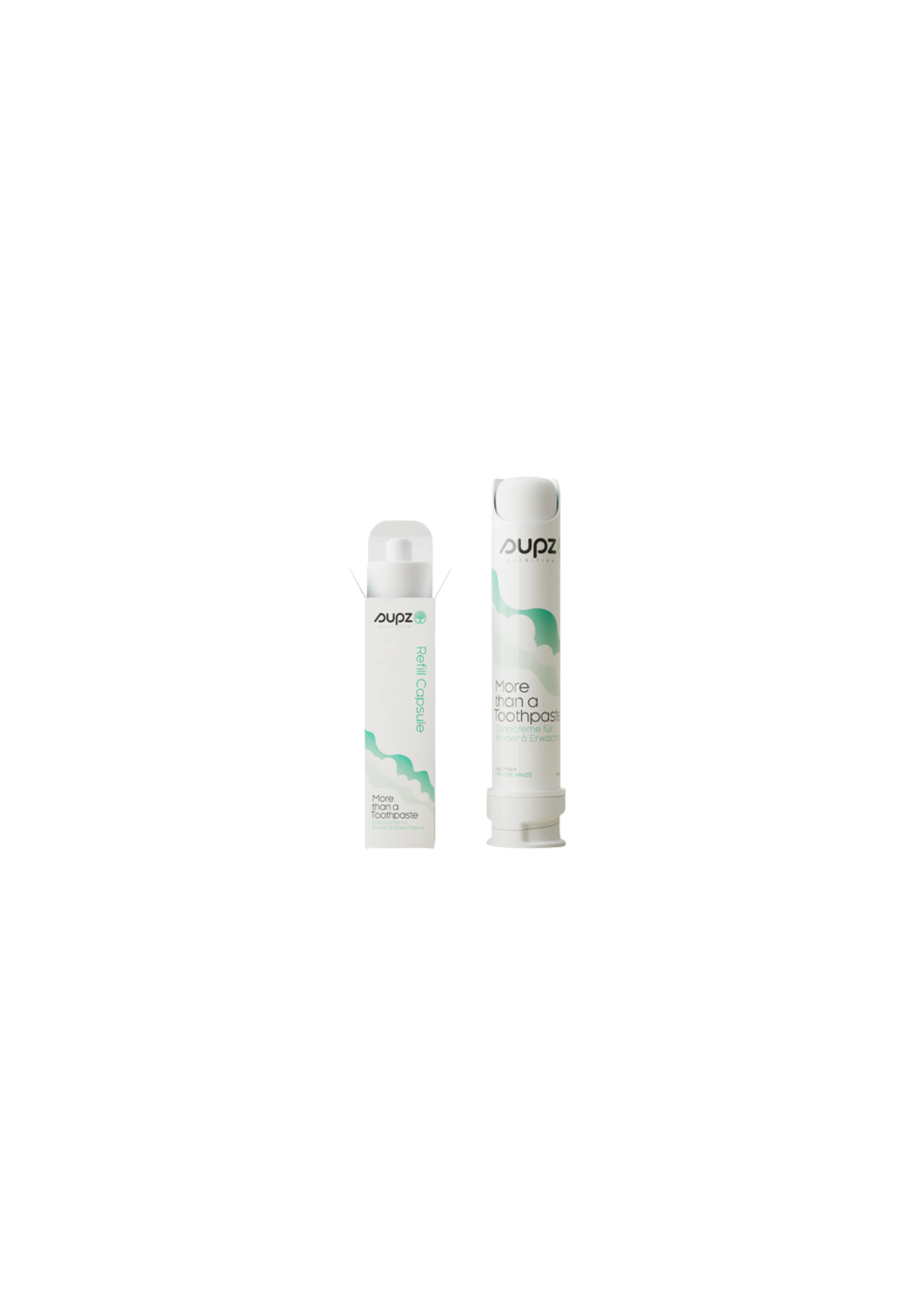 Supz Zahncreme + Refill Behälter