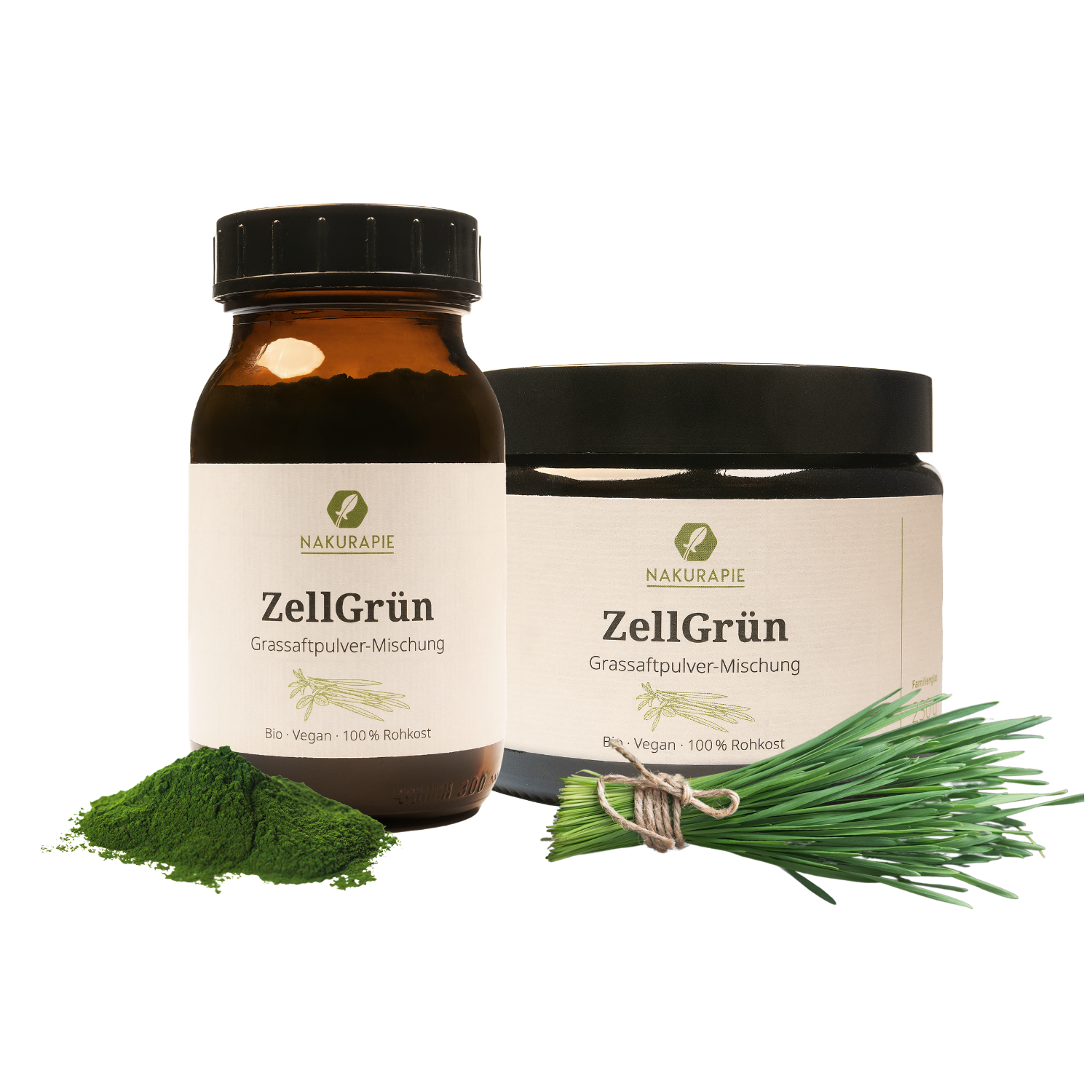 Grassaftpulver-Mischung - ZellGrün