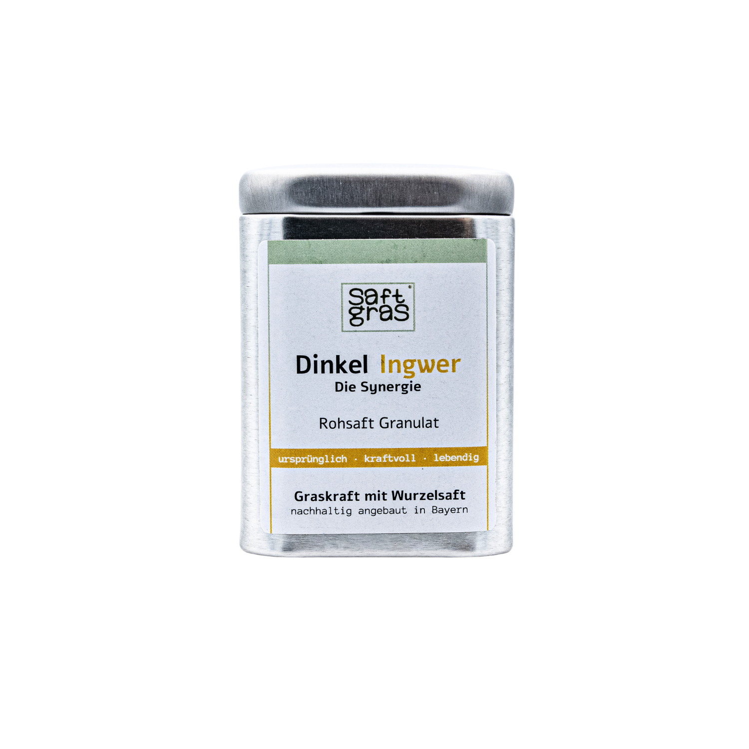 Dinkel Ingwer Grassaft 