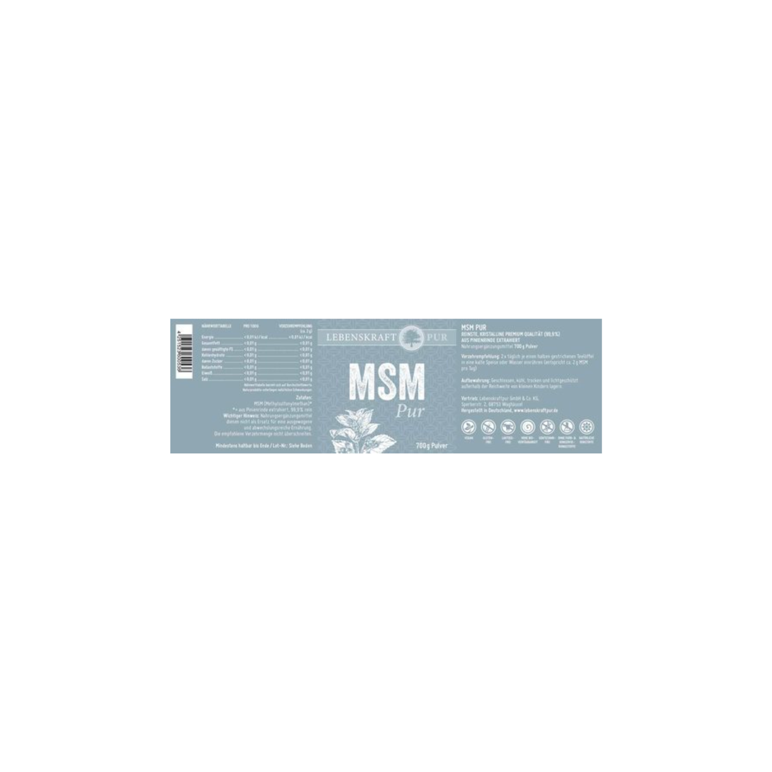 Pur MSM Schwefel