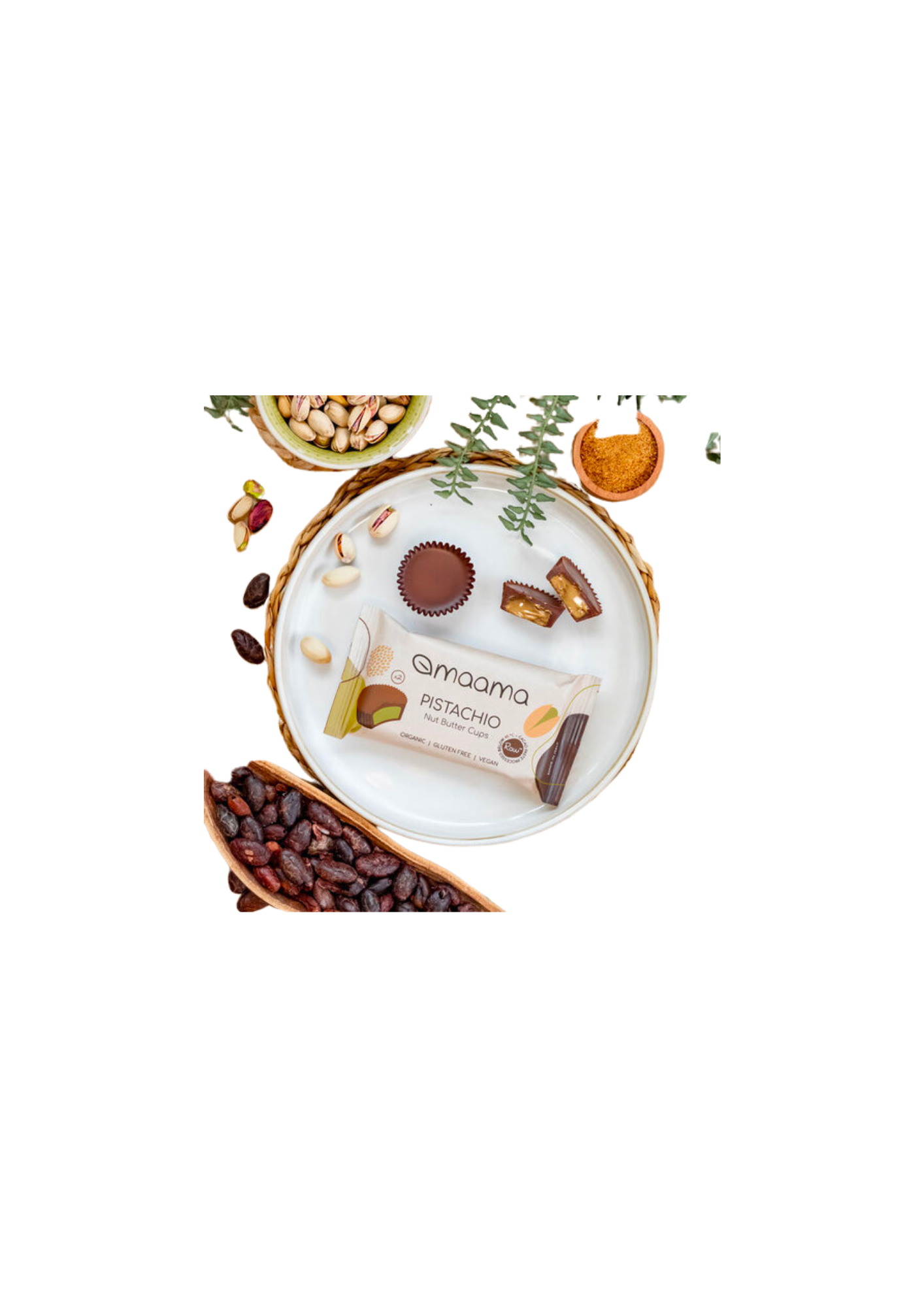Butter cup Pralinen mit Pistazienfüllung