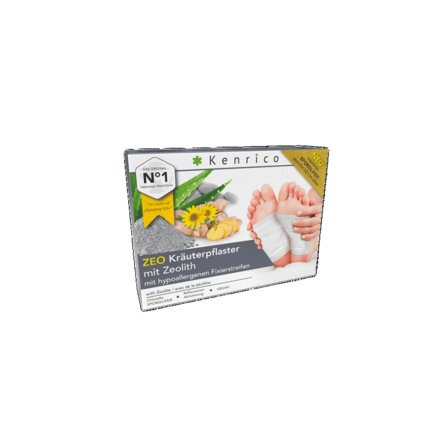 Detox Kräuterpflaster Zeo mit Zeolith 