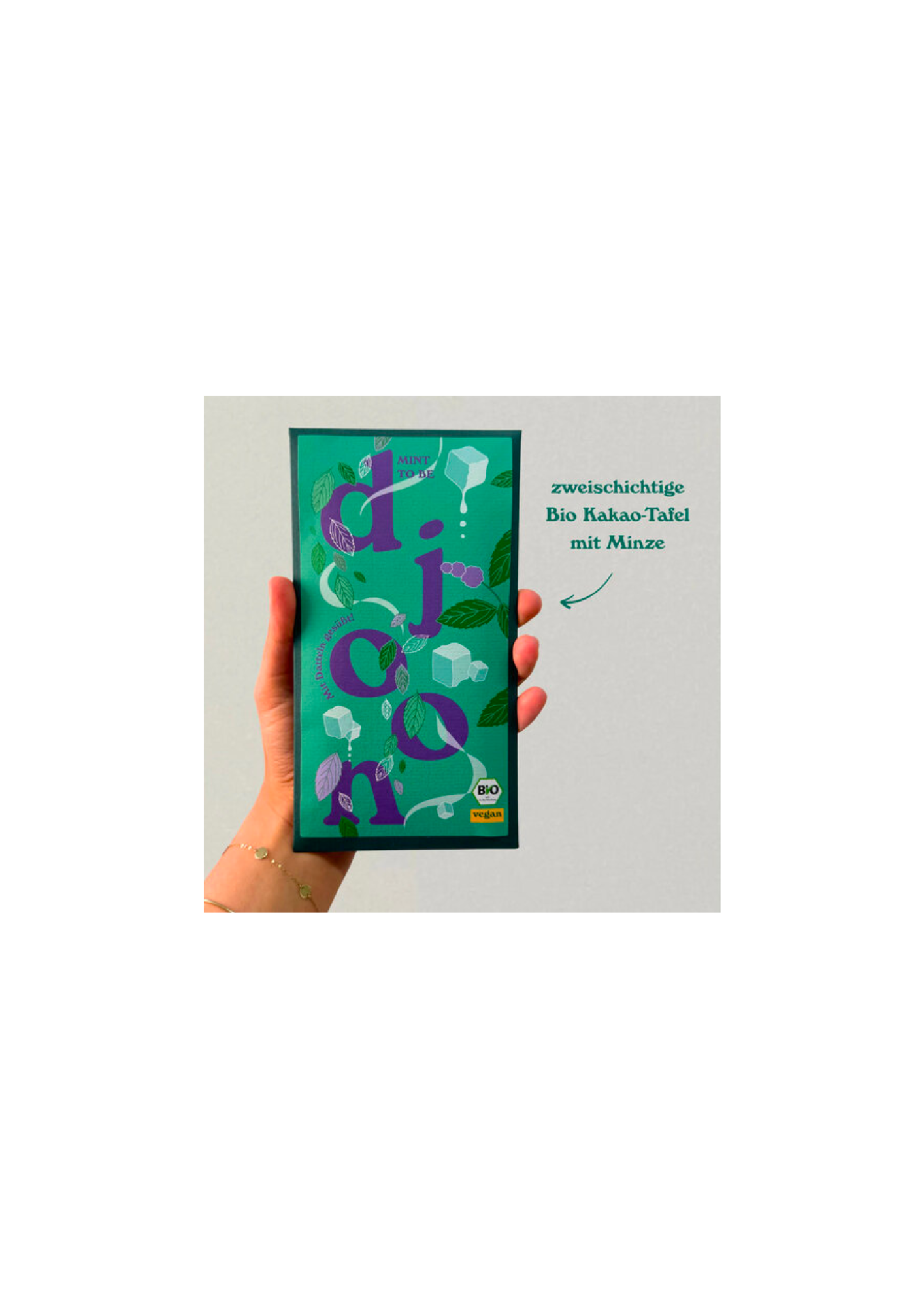 Dattelschokolade - Mint to be